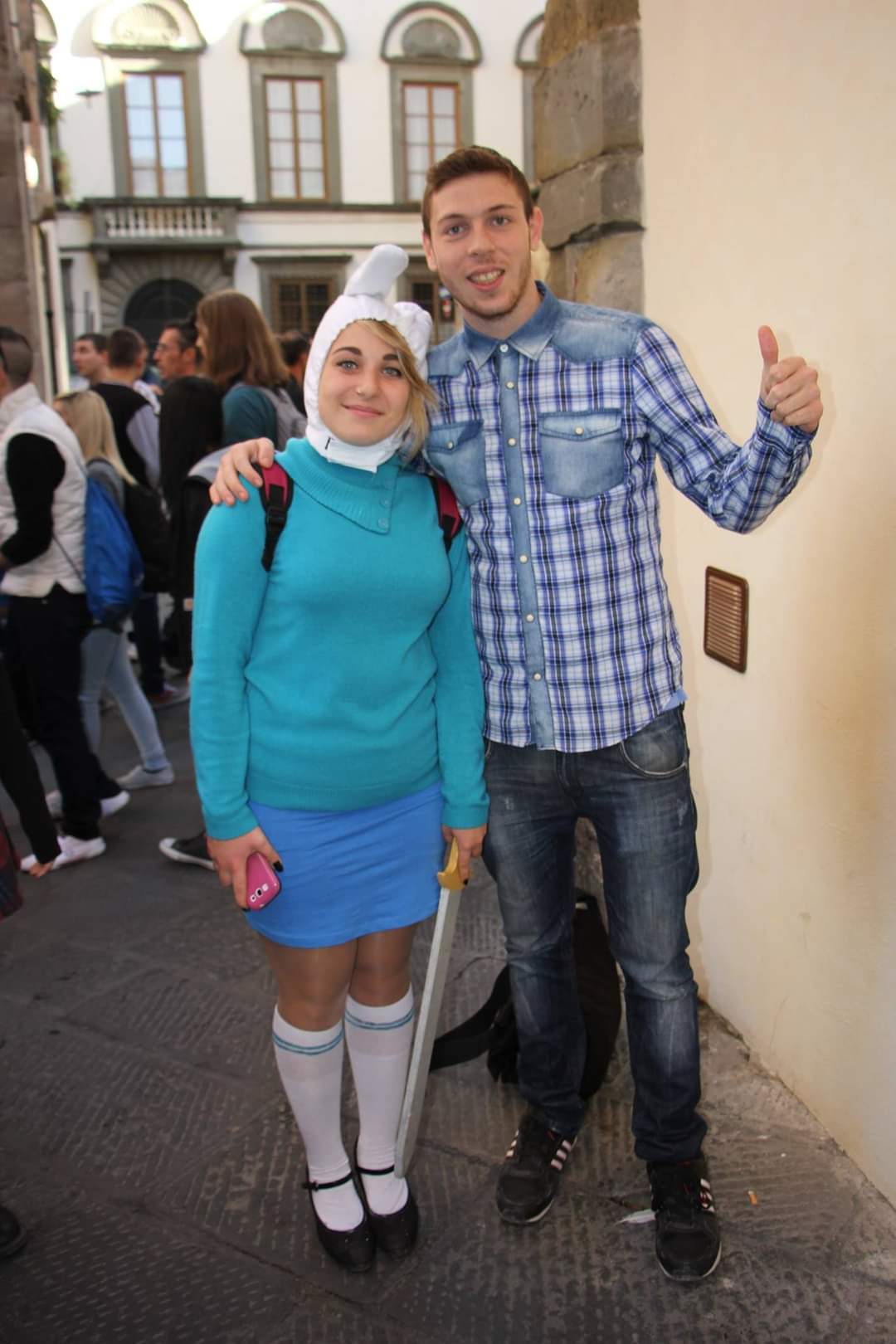 @rosenrot.cosplay nei panni di Fionna da Adventure Time.