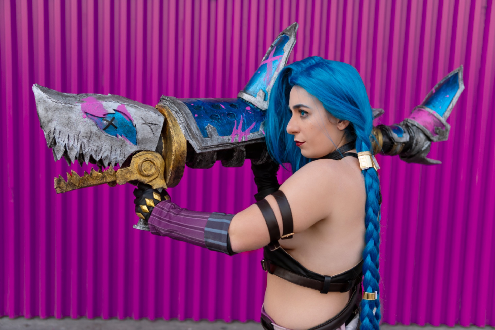 @rosenrot.cosplay nei panni della sua Jinx.
