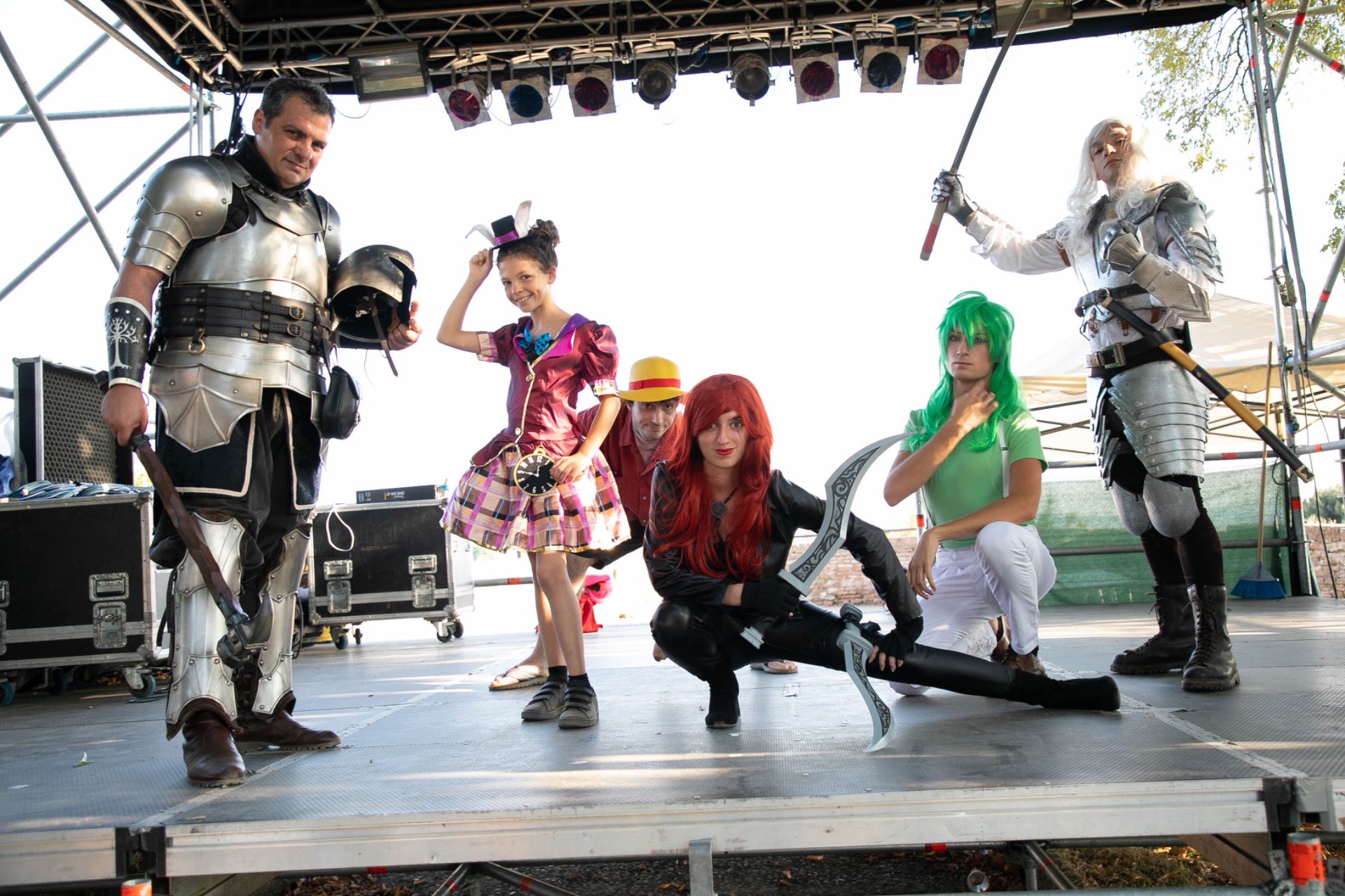@the_pulcis_cosplay sul palco a Siena.