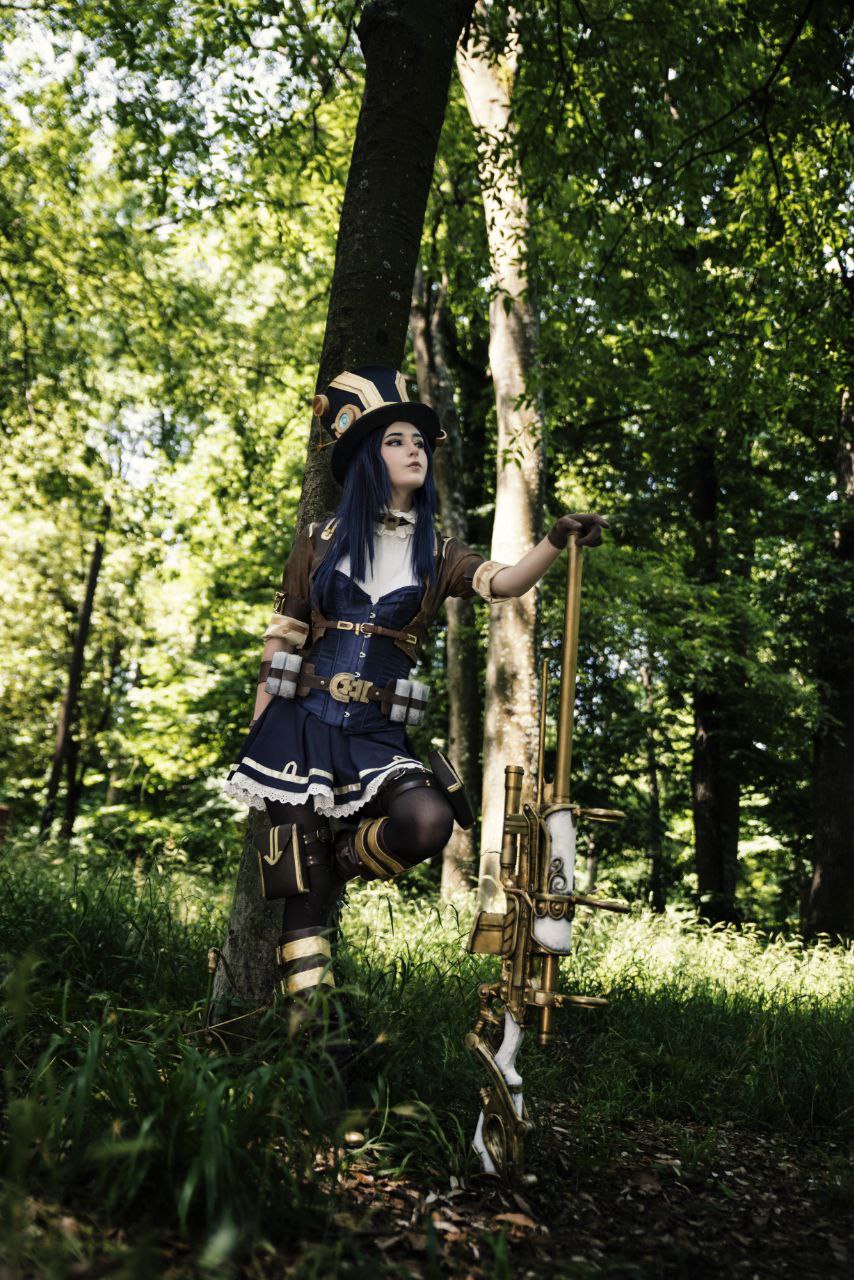 @liy_cosplay nella sua Caitlyn.