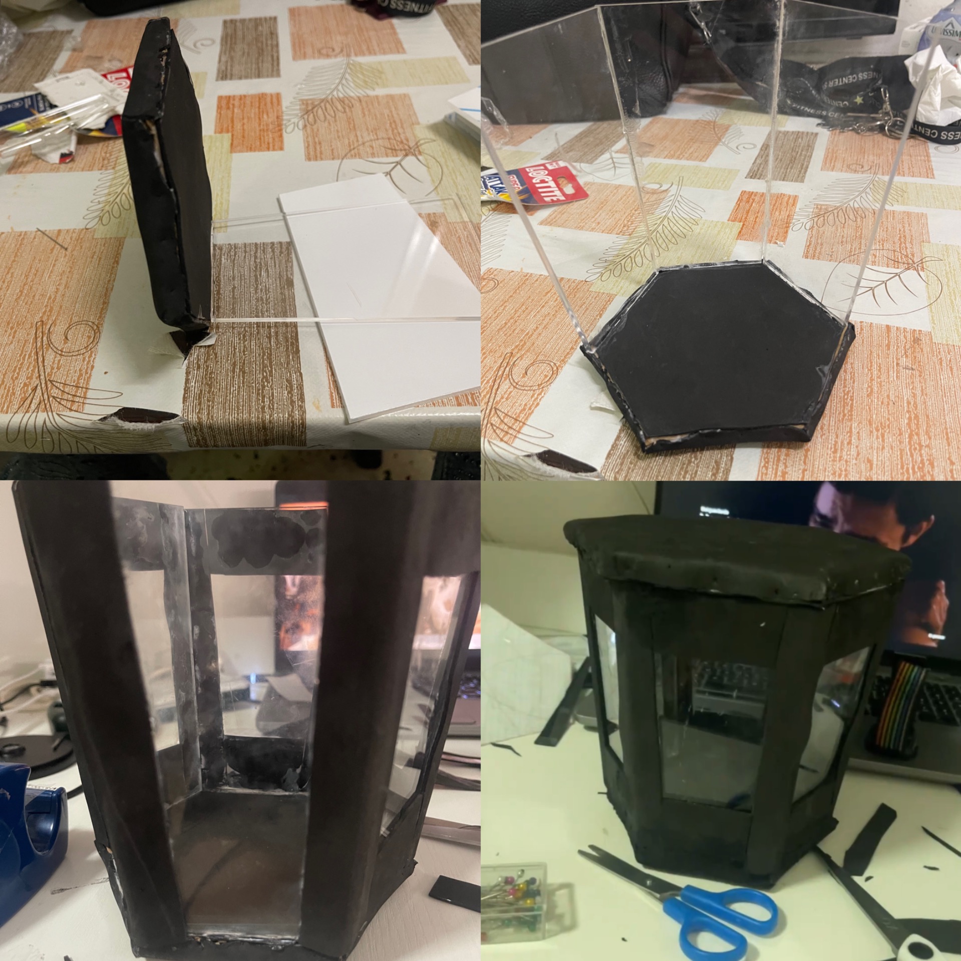 Realizzazione della lanterna.